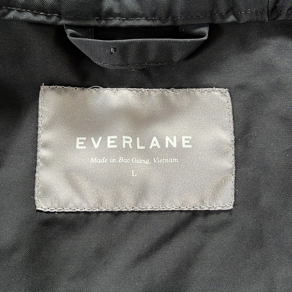 Everlane Black Trench Coat - Picture 11 of 13
